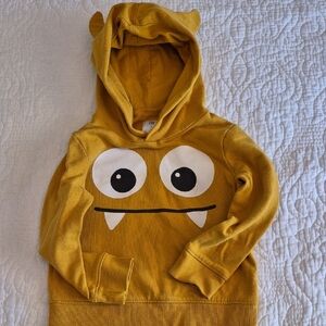 GAP Kids Yellow Monster Hoodie